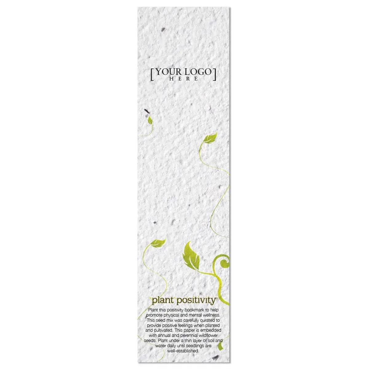 Custom Seed Paper Bookmark Bloomin