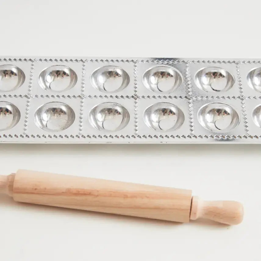Italian Ravioli Mold with Roller - EarthHero Corporate Gifting and Custom Swag