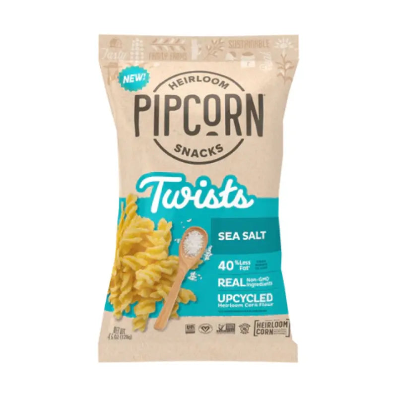 Heirloom Corn Twist Snacks Pipcorn