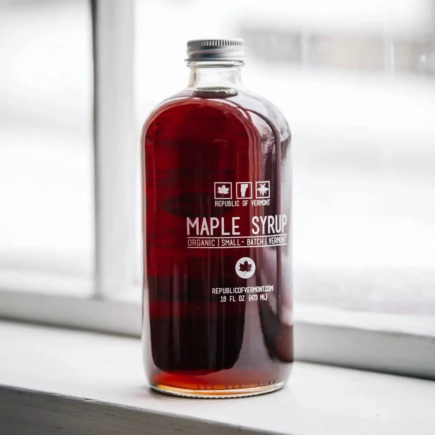 Certified Organic Maple Syrup - 16oz - EarthHero Corporate Gifting and Custom Swag