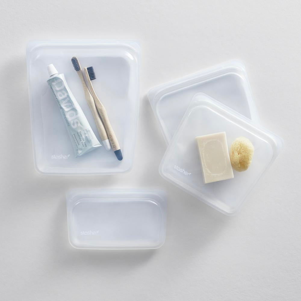 Assorted Clear 4-Pack Stasher
