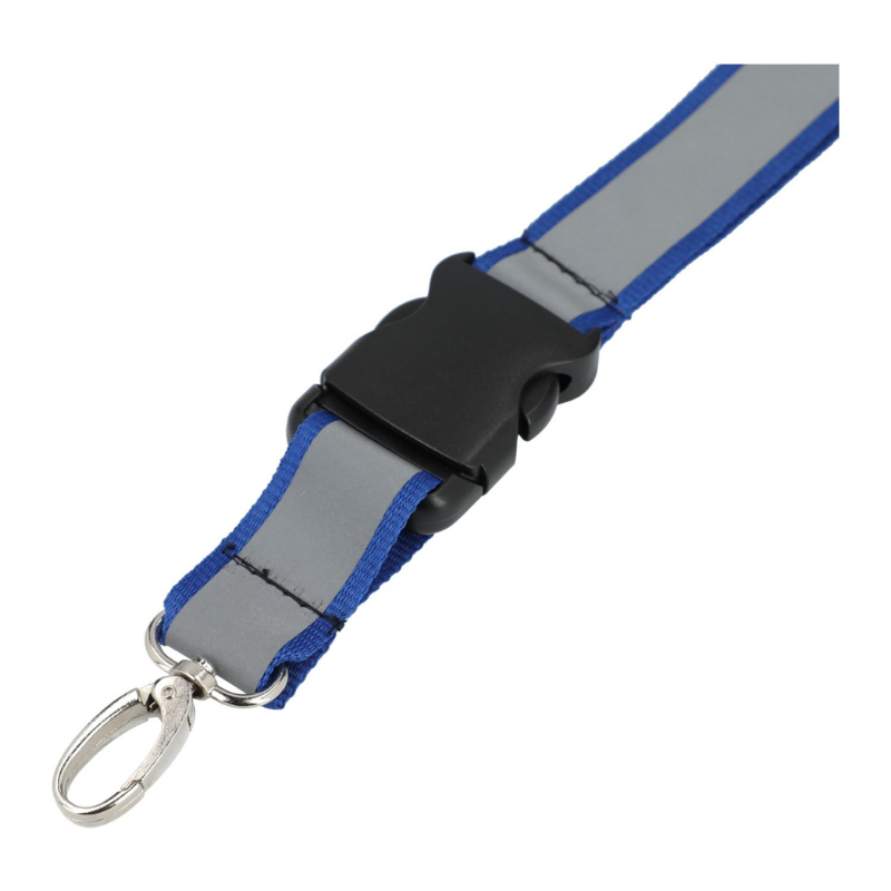 Recycled Polyester Reflective Lanyard - EarthHero Corporate Gifting and Custom Swag