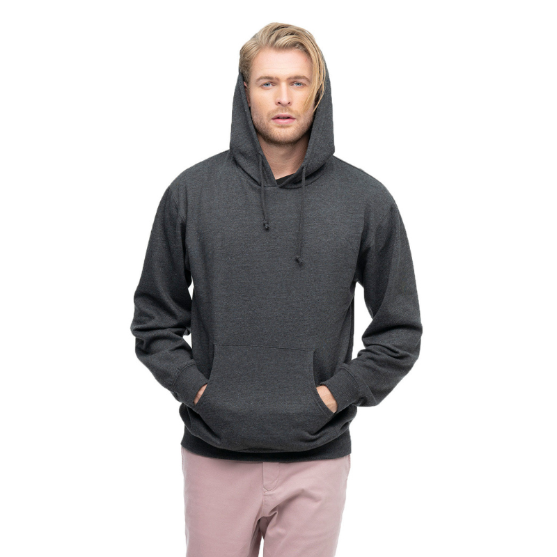Unisex Heathered Fleece Hoodie - EarthHero Corporate Gifting and Custom Swag