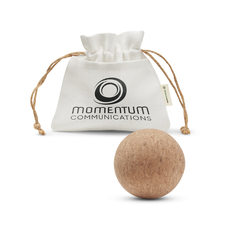 Cork Massage Ball Set - EarthHero Corporate Gifting and Custom Swag