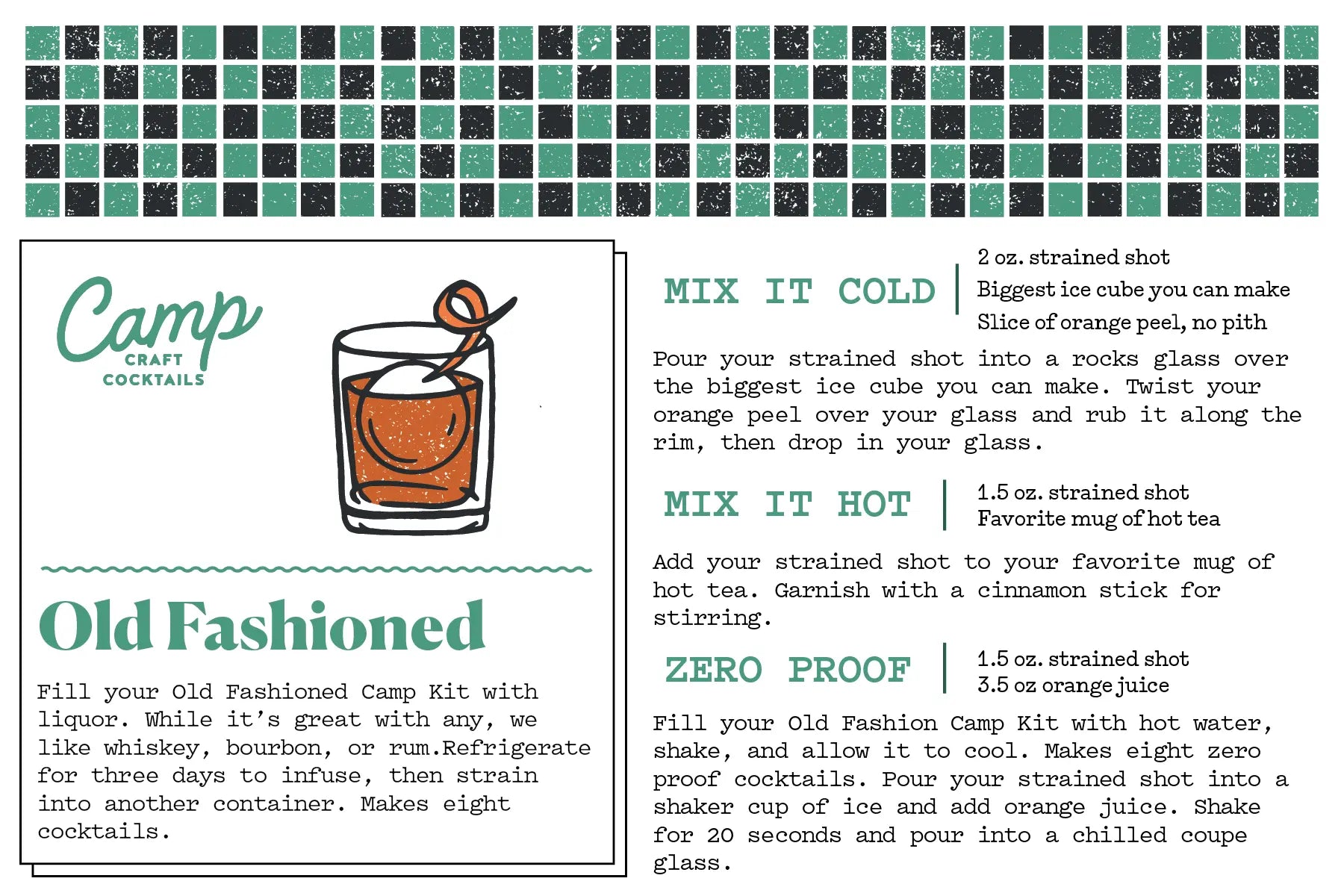 Old Fashioned Cocktail Mix - EarthHero Corporate Gifting and Custom Swag