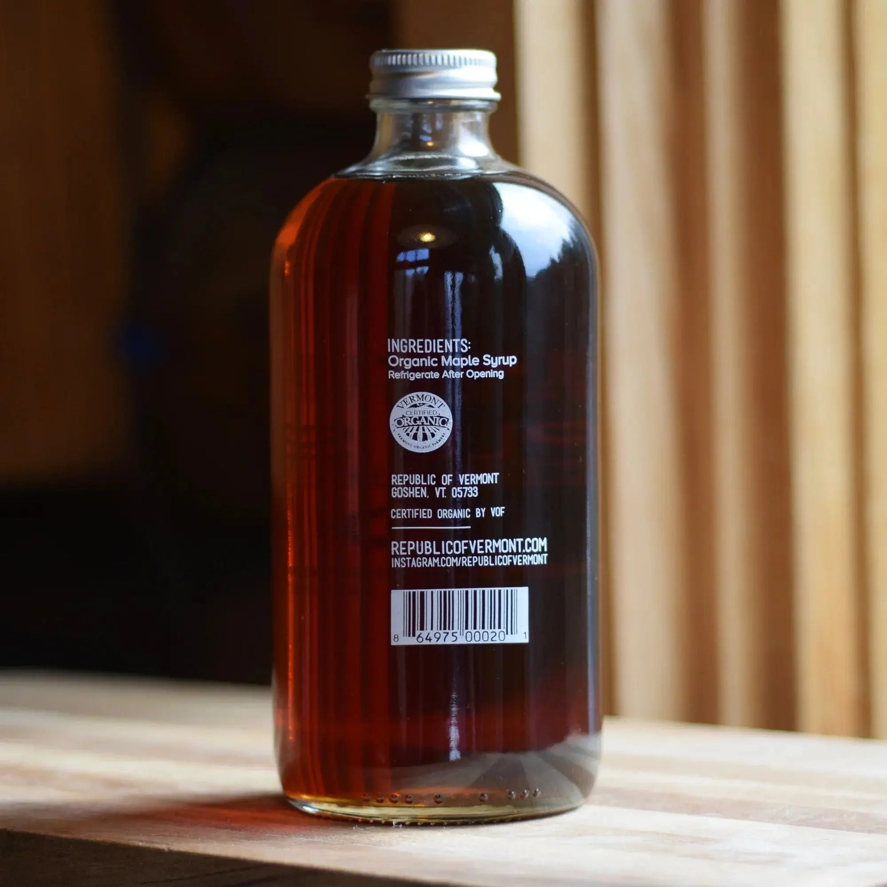 Certified Organic Maple Syrup - 16oz - EarthHero Corporate Gifting and Custom Swag