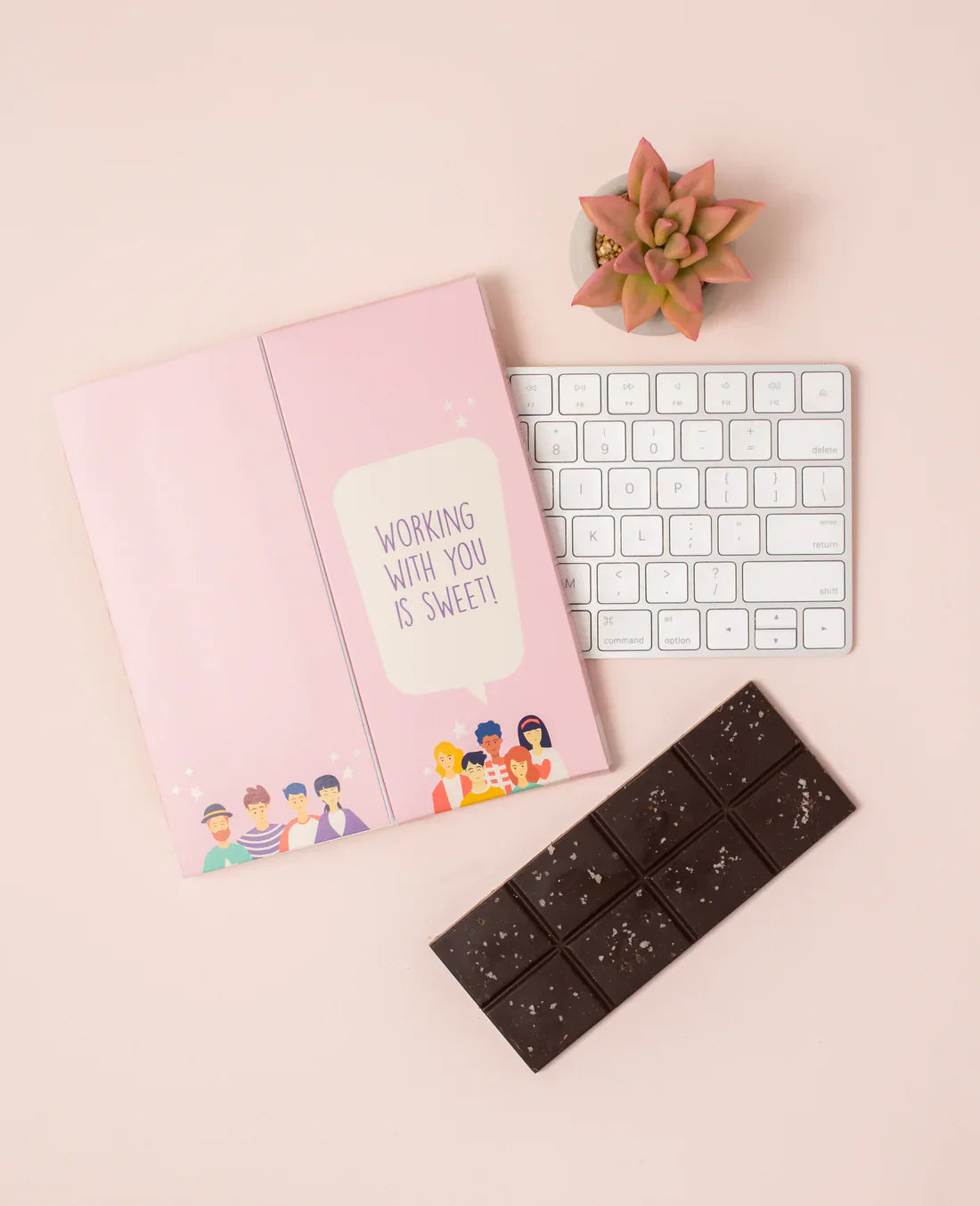 Chocolate Bar + Greeting Card in One - EarthHero Corporate Gifting and Custom Swag
