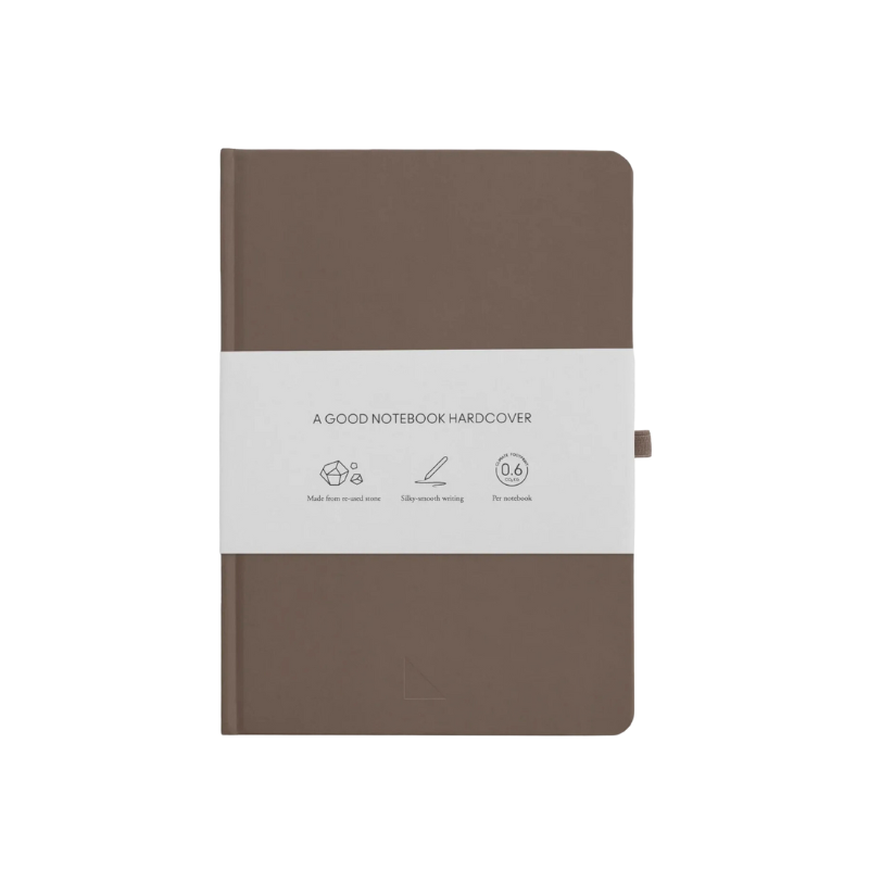 Hardcover Recycled Stone Paper Notebook AGood Co.