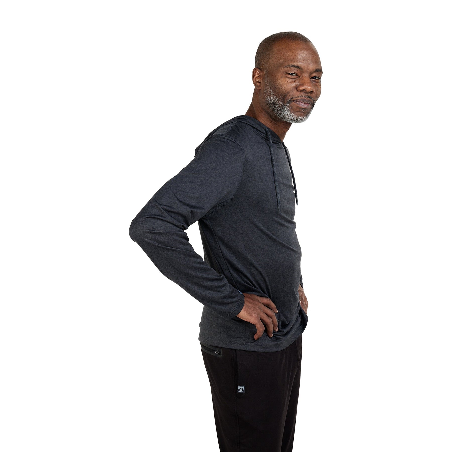 Sightseer Long Sleeve UPF 30+ Hoodie - Men's - EarthHero Corporate Gifting and Custom Swag