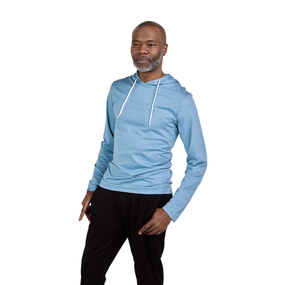 Sightseer Long Sleeve UPF 30+ Hoodie - Men's - EarthHero Corporate Gifting and Custom Swag