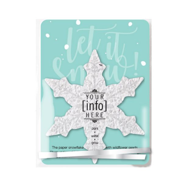 Custom Seed Paper Ornament and Card Pack - EarthHero Corporate Gifting and Custom Swag