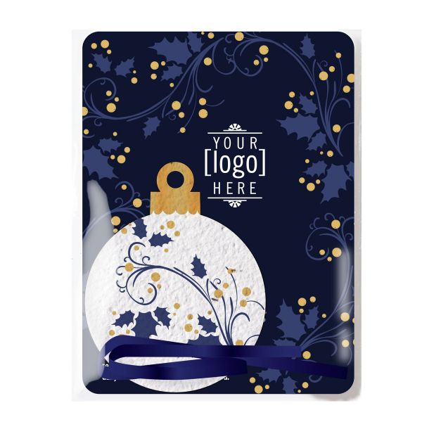 Custom Seed Paper Ornament and Card Pack - EarthHero Corporate Gifting and Custom Swag