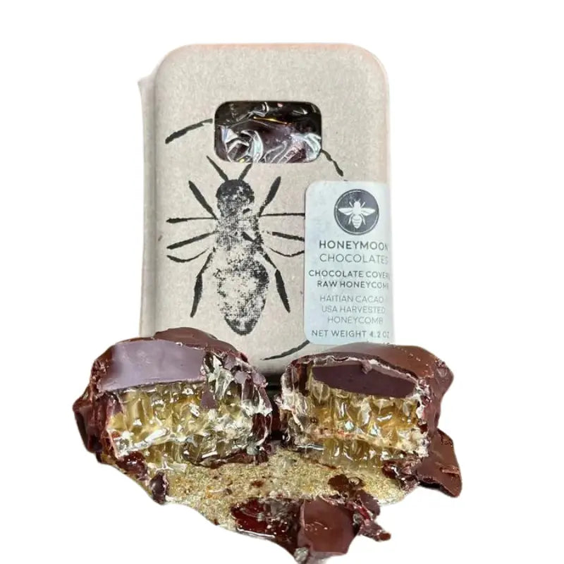 Chocolate Covered Raw Honeycomb - EarthHero Corporate Gifting and Custom Swag