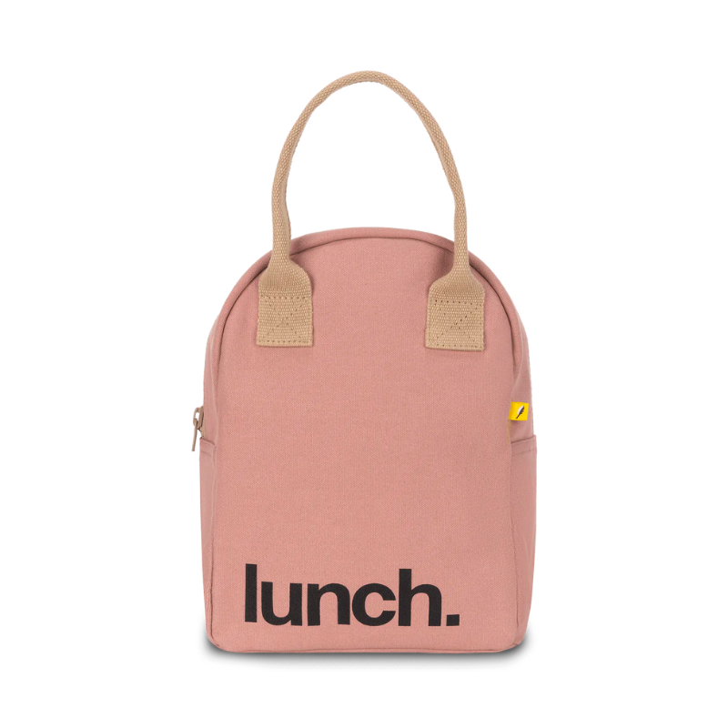 Organic Cotton Zipper Lunch Bag Fluf