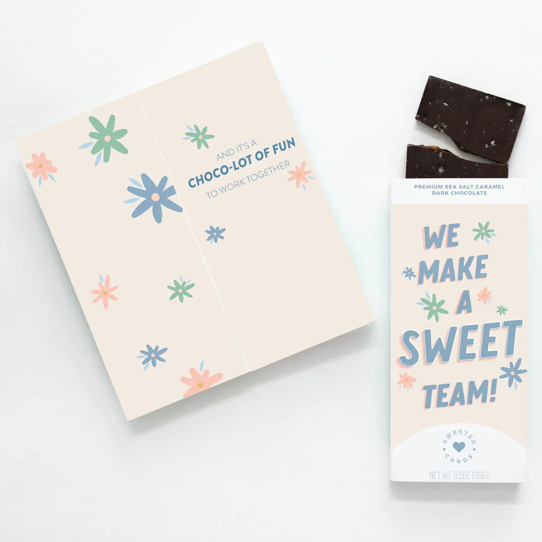 Chocolate Bar + Greeting Card in One - EarthHero Corporate Gifting and Custom Swag