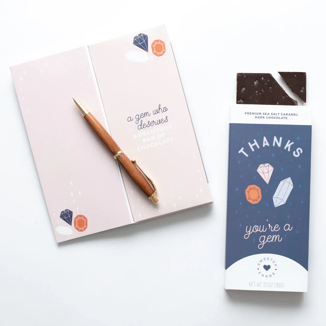 Chocolate Bar + Greeting Card in One - EarthHero Corporate Gifting and Custom Swag