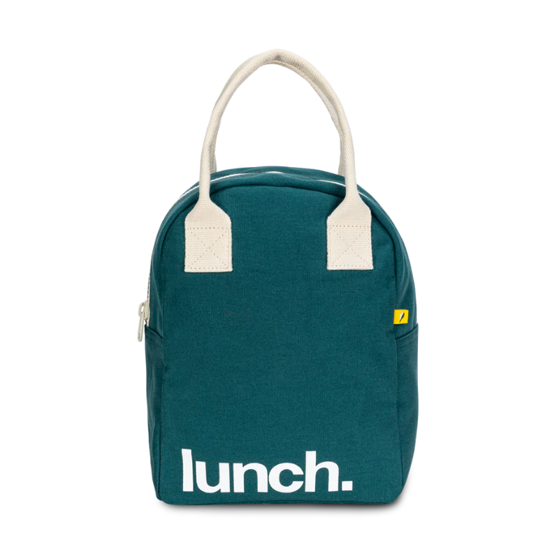 Organic Cotton Zipper Lunch Bag Fluf