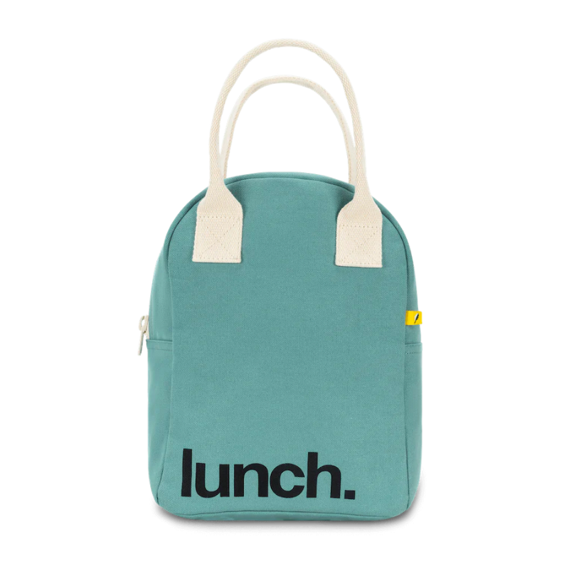 Organic Cotton Zipper Lunch Bag Fluf
