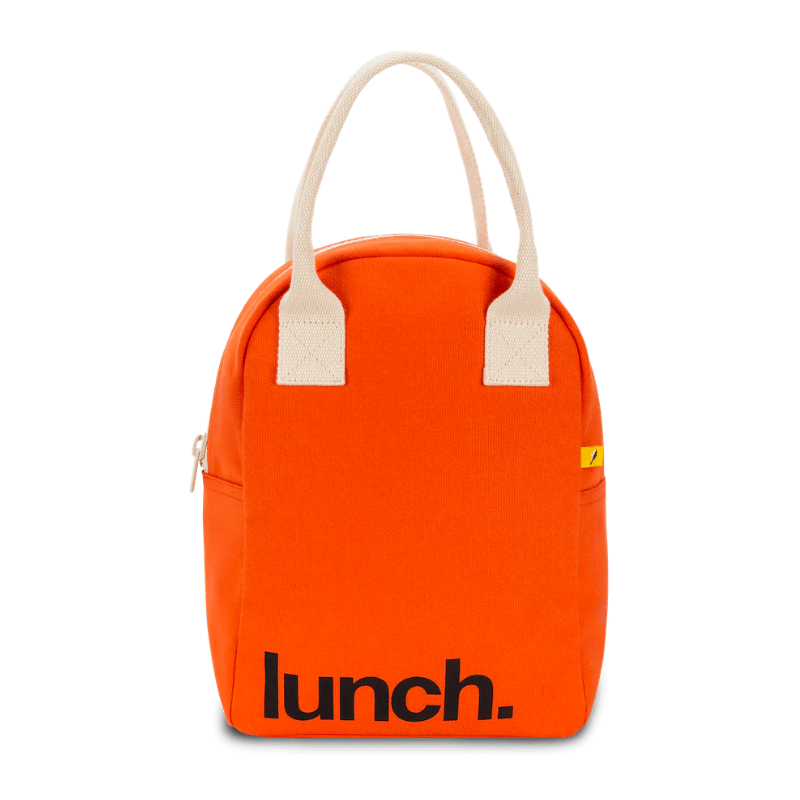 Organic Cotton Zipper Lunch Bag Fluf