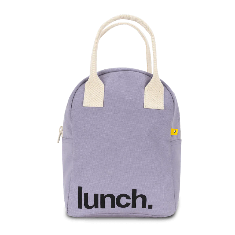 Organic Cotton Zipper Lunch Bag Fluf
