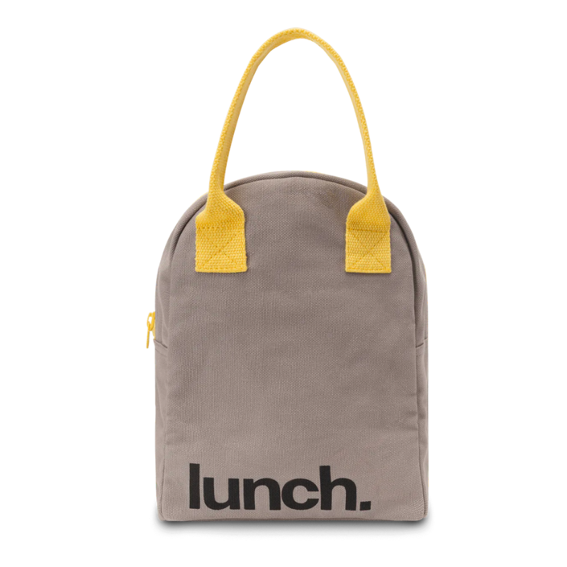 Organic Cotton Zipper Lunch Bag Fluf