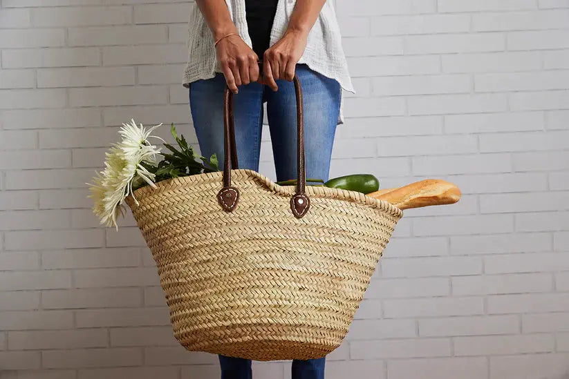 Moroccan Shopping Basket - EarthHero Corporate Gifting and Custom Swag