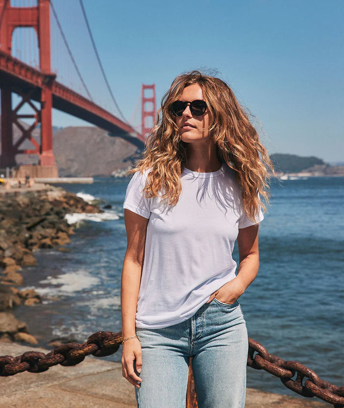 Custom Marine Layer Women's Signature Crew - EarthHero Corporate Gifting and Custom Swag