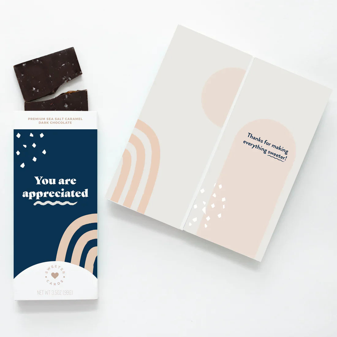 Chocolate Bar + Greeting Card in One - EarthHero Corporate Gifting and Custom Swag