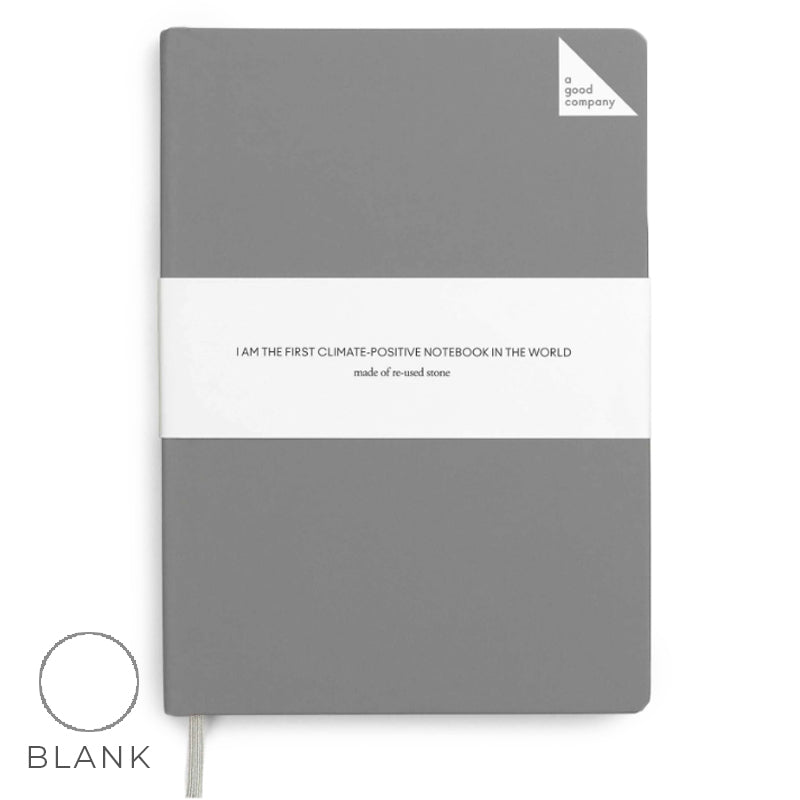 Hardcover Recycled Stone Paper Notebook AGood Co.