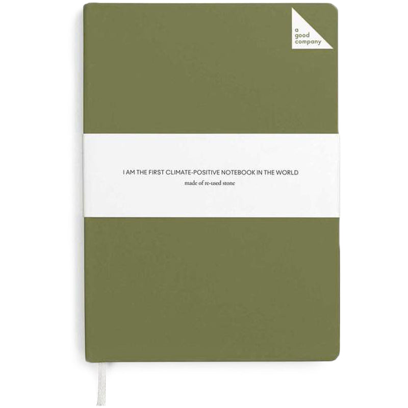Hardcover Recycled Stone Paper Notebook AGood Co.