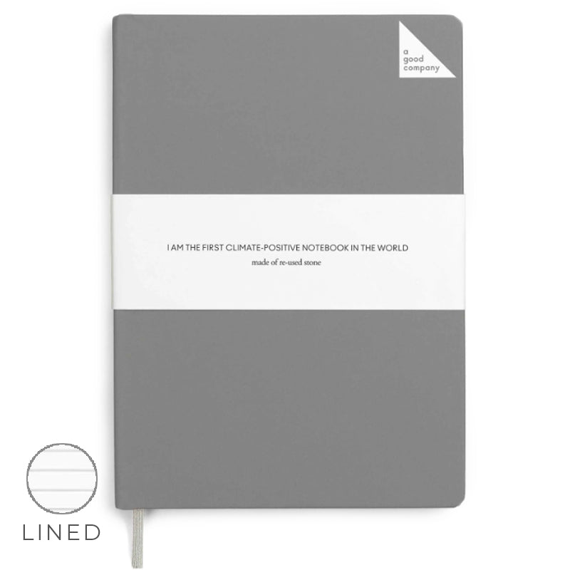 Hardcover Recycled Stone Paper Notebook AGood Co.