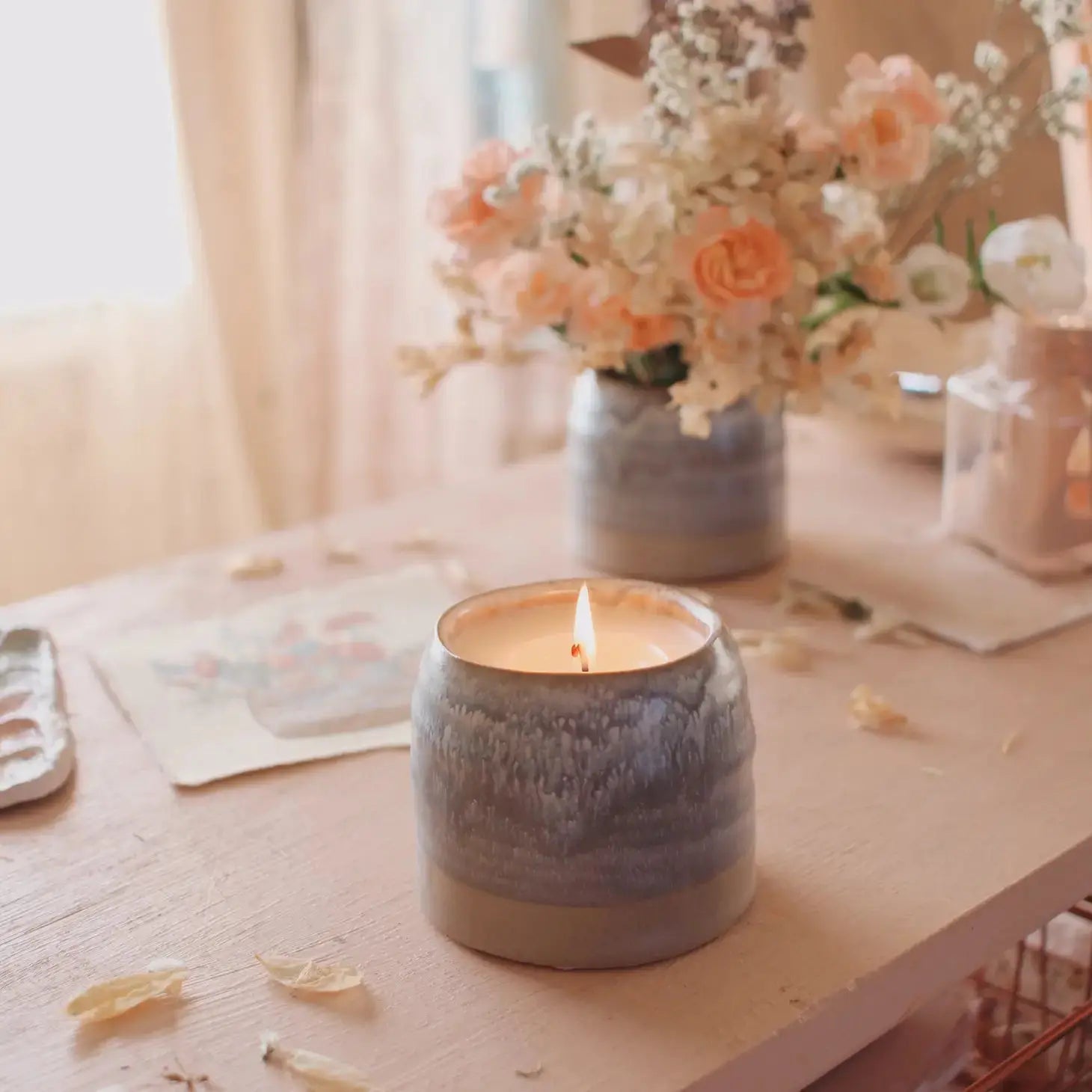 Greta Vegan Soy Candle + Planter - EarthHero Corporate Gifting and Custom Swag