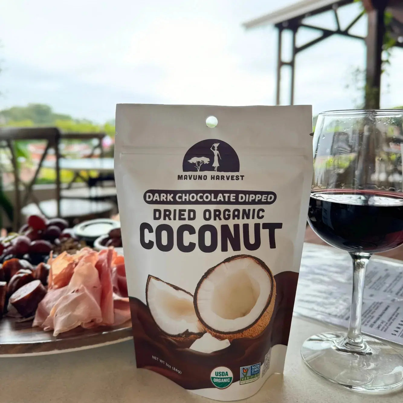 Organic Dark Chocolate Dipped Dried Fruit Mavuno Harvest Organics