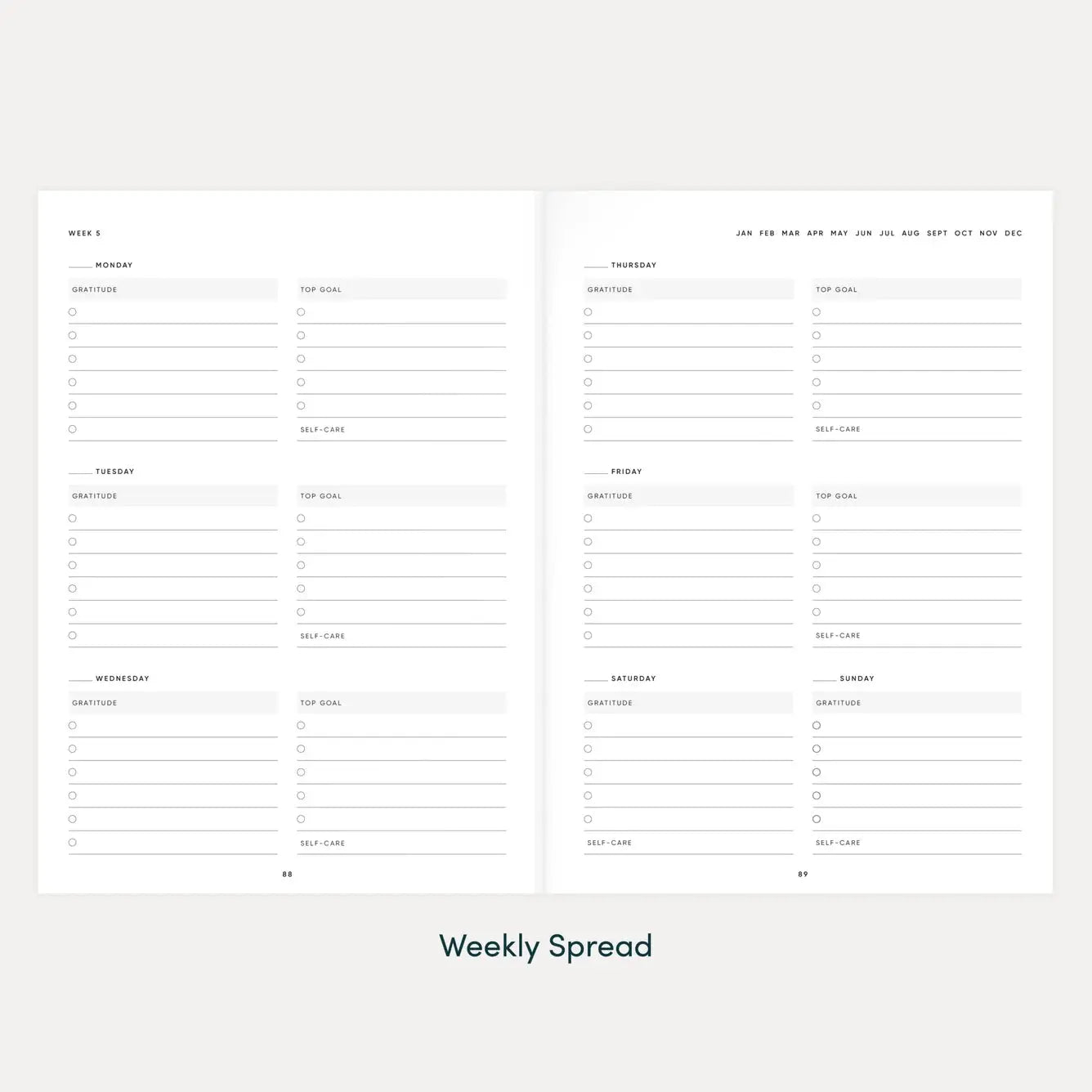 The Self Care Planner - EarthHero Corporate Gifting and Custom Swag