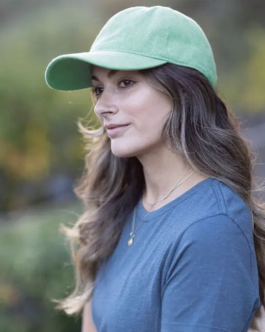 Unstructured Eco Baseball Cap - EarthHero Corporate Gifting and Custom Swag