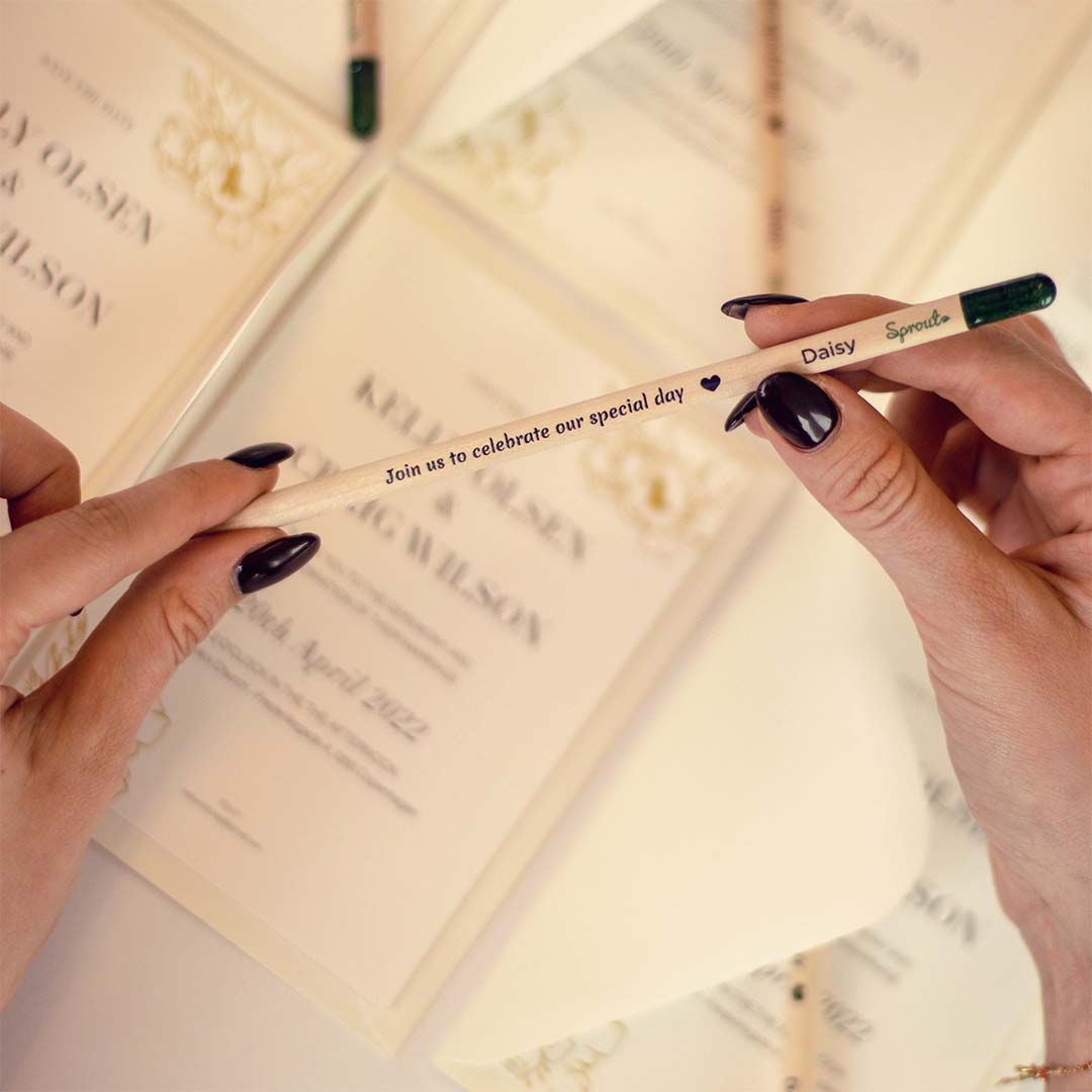 Plantable Pencils - Single Pencil - EarthHero Corporate Gifting and Custom Swag