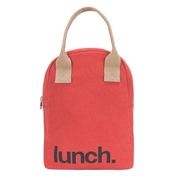 Organic Cotton Zipper Lunch Bag Fluf