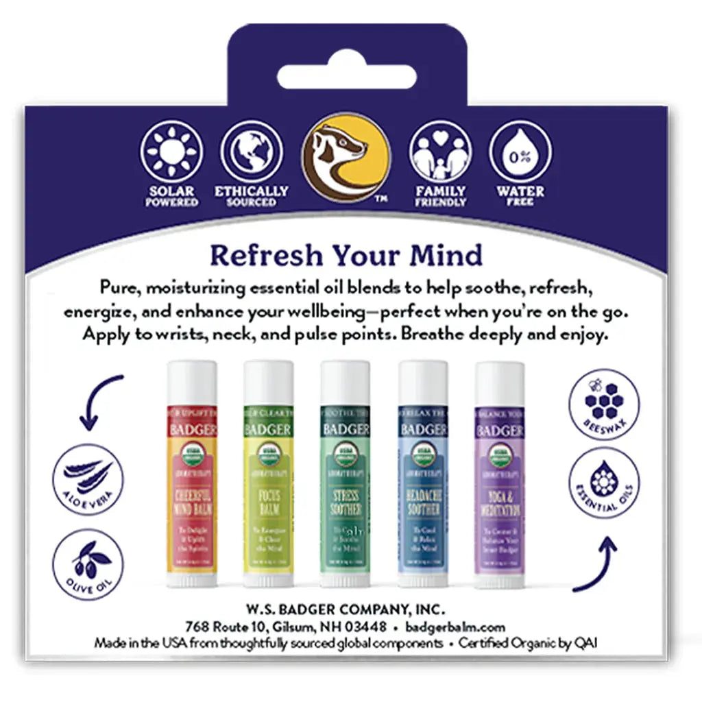 Organic Aromatherapy Travel Kit - EarthHero Corporate Gifting and Custom Swag