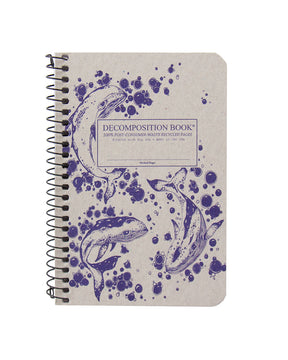 Pocket Sized Ruled Spiral Decomposition Notebook