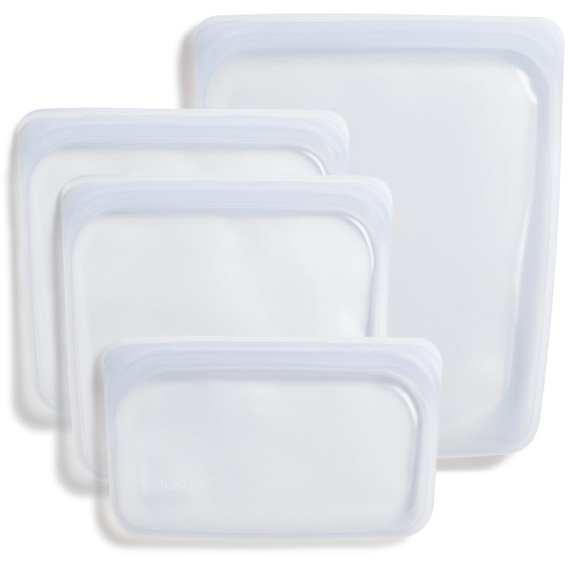 Assorted Clear 4-Pack Stasher