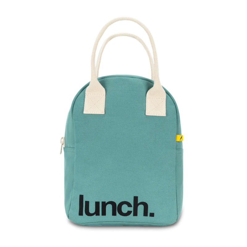 Organic Cotton Zipper Lunch Bag