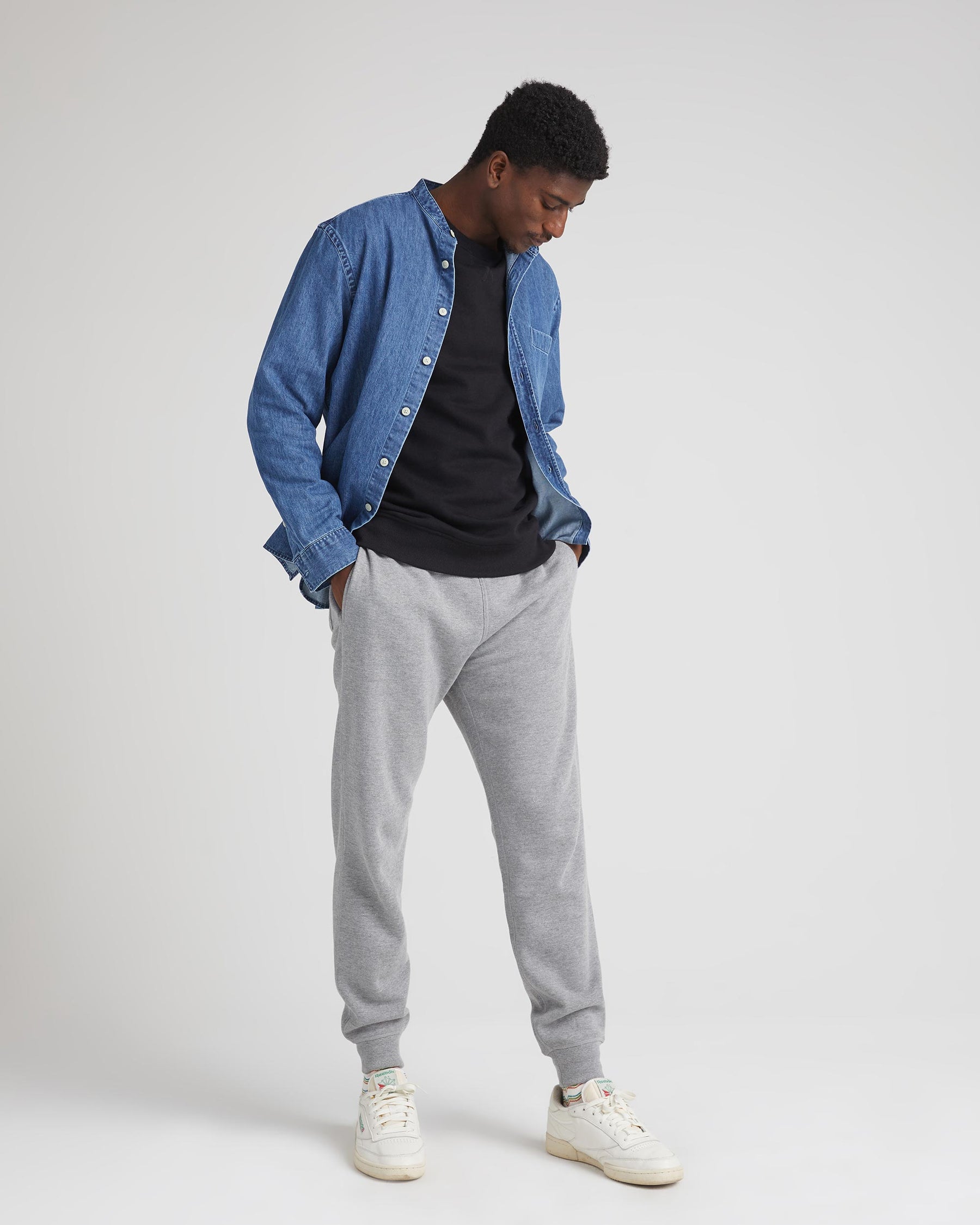 Men's Recycled Fleece Tapered Sweatpant Richer Poorer