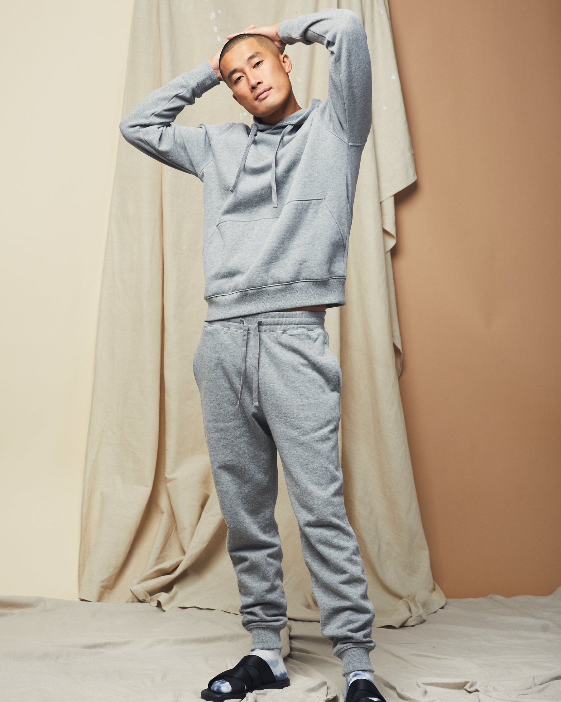 Men's Recycled Fleece Tapered Sweatpant Richer Poorer