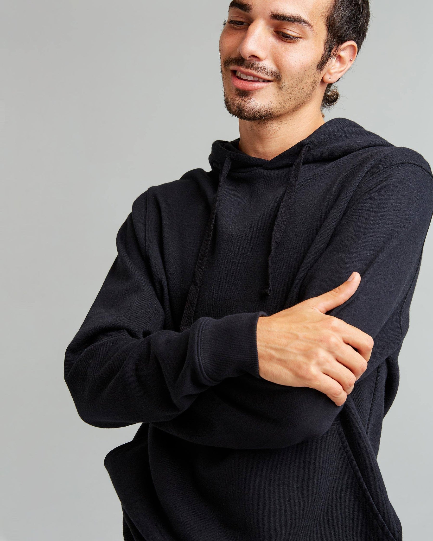 Men's Recycled Fleece Hoodie Richer Poorer