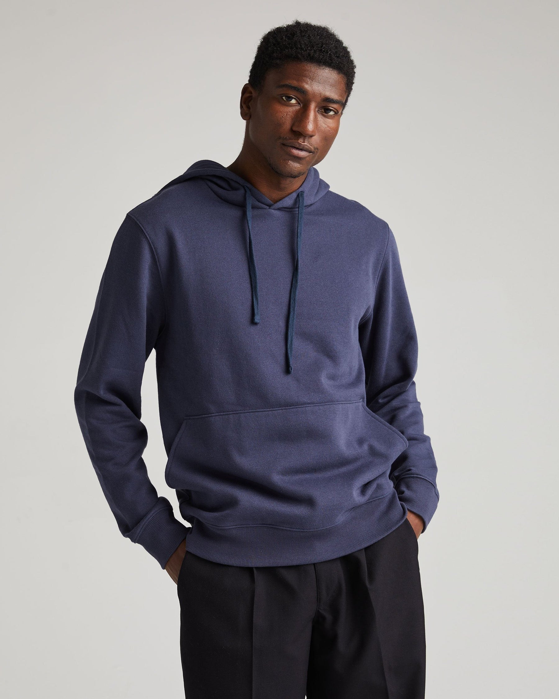 Men's Recycled Fleece Hoodie Richer Poorer