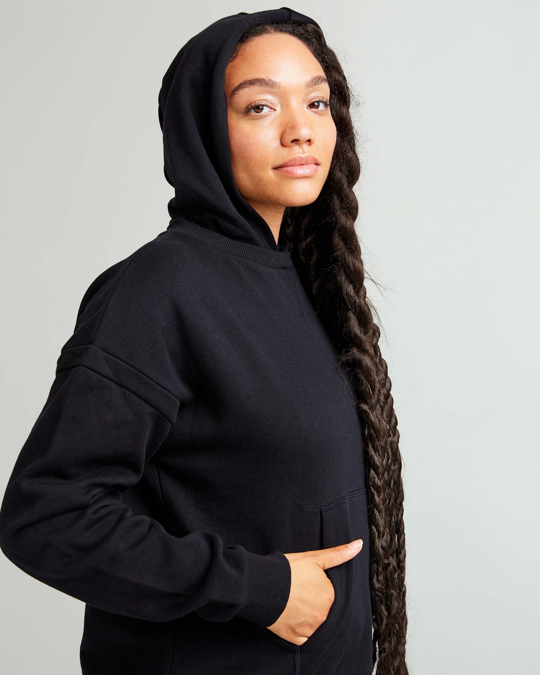Women's Recycled Fleece Hoodie Richer Poorer