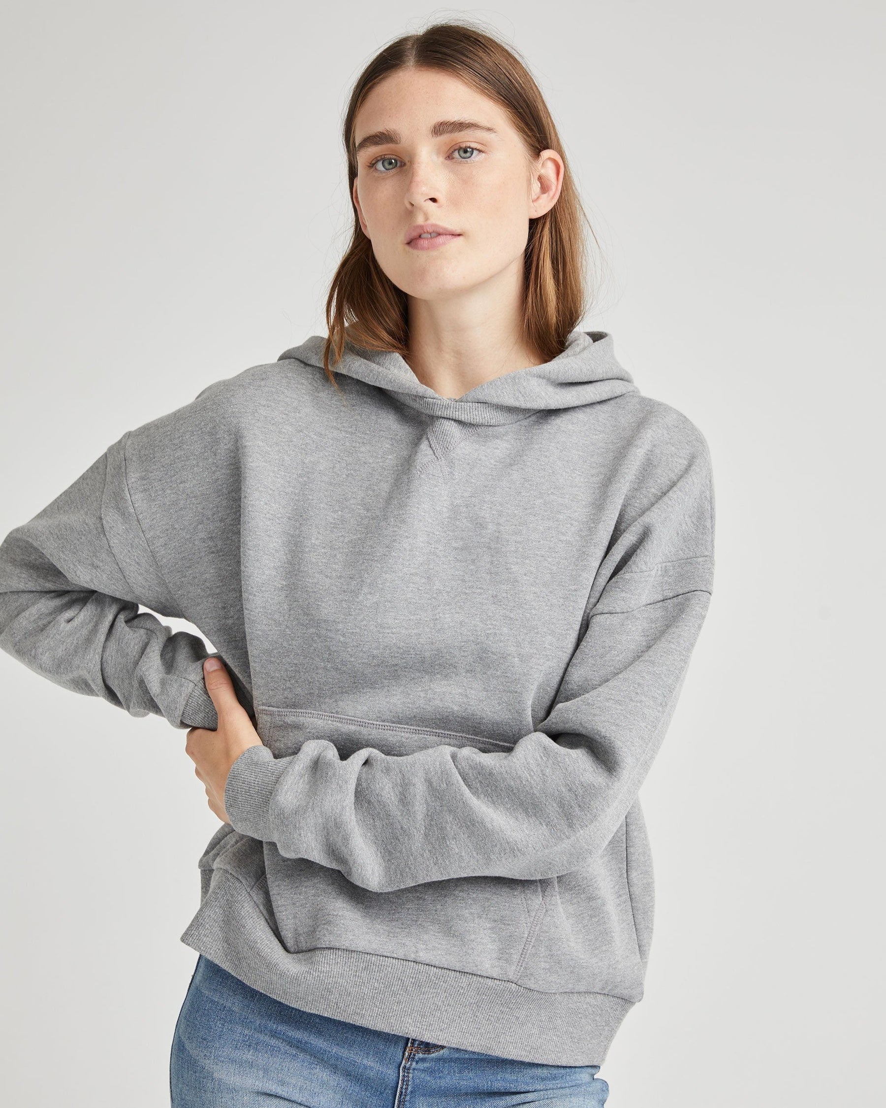 Women's Recycled Fleece Hoodie Richer Poorer