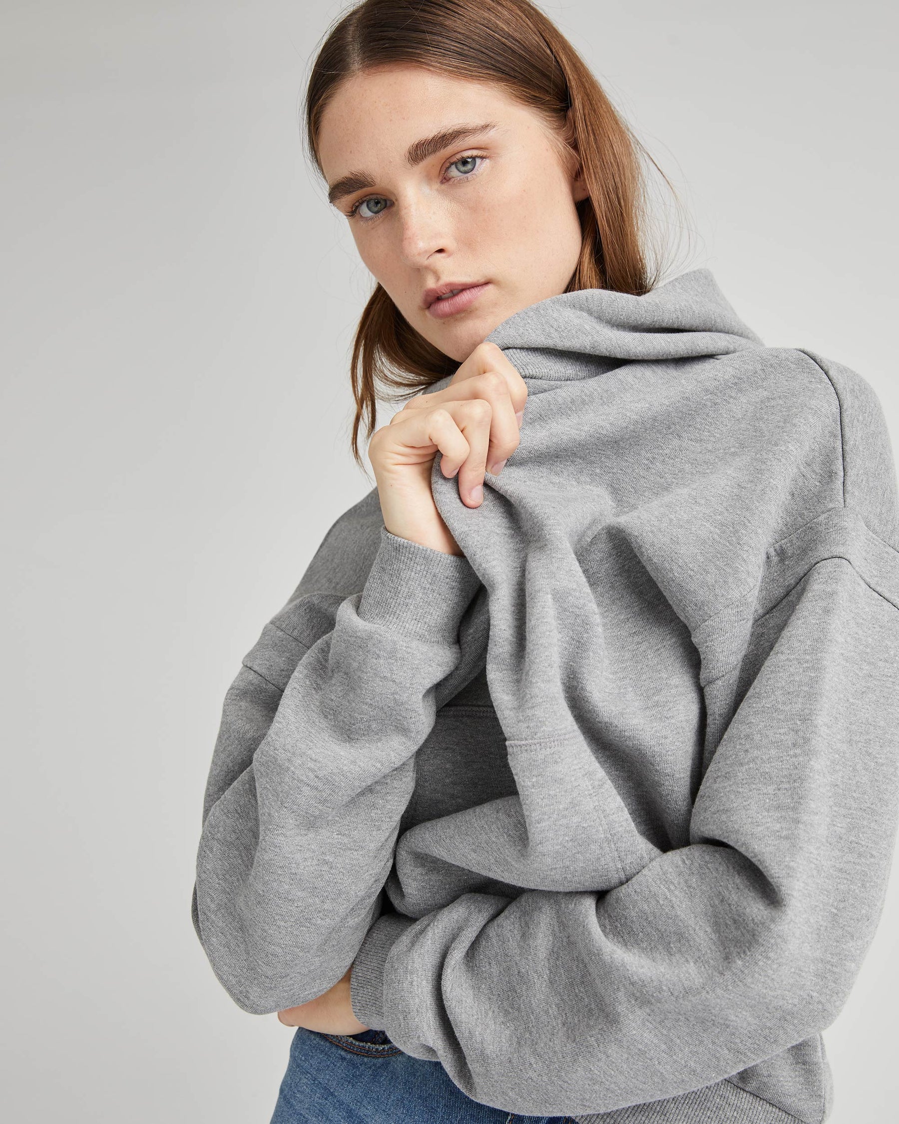 Women's Recycled Fleece Hoodie Richer Poorer