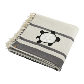 Organic Cotton Ocean Breeze Throw Blanket