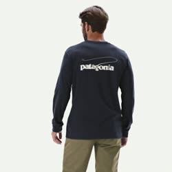 Patagonia M's L/S Casting Logo Responsibili-Tee Patagonia